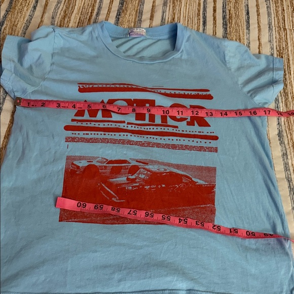 MOTHER Soft Blue Crewneck Tee - Picture 10 of 11